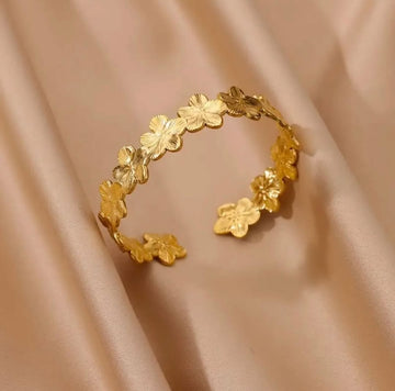 Golden Flora Boho Bracelet