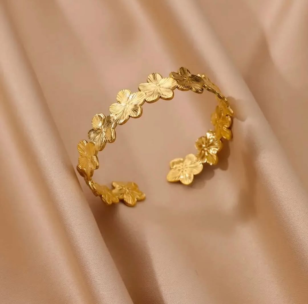 Golden Flora Boho Bracelet
