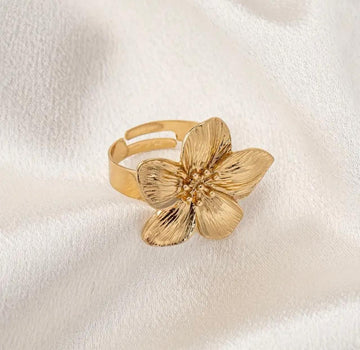 Petal Grace Open Ring